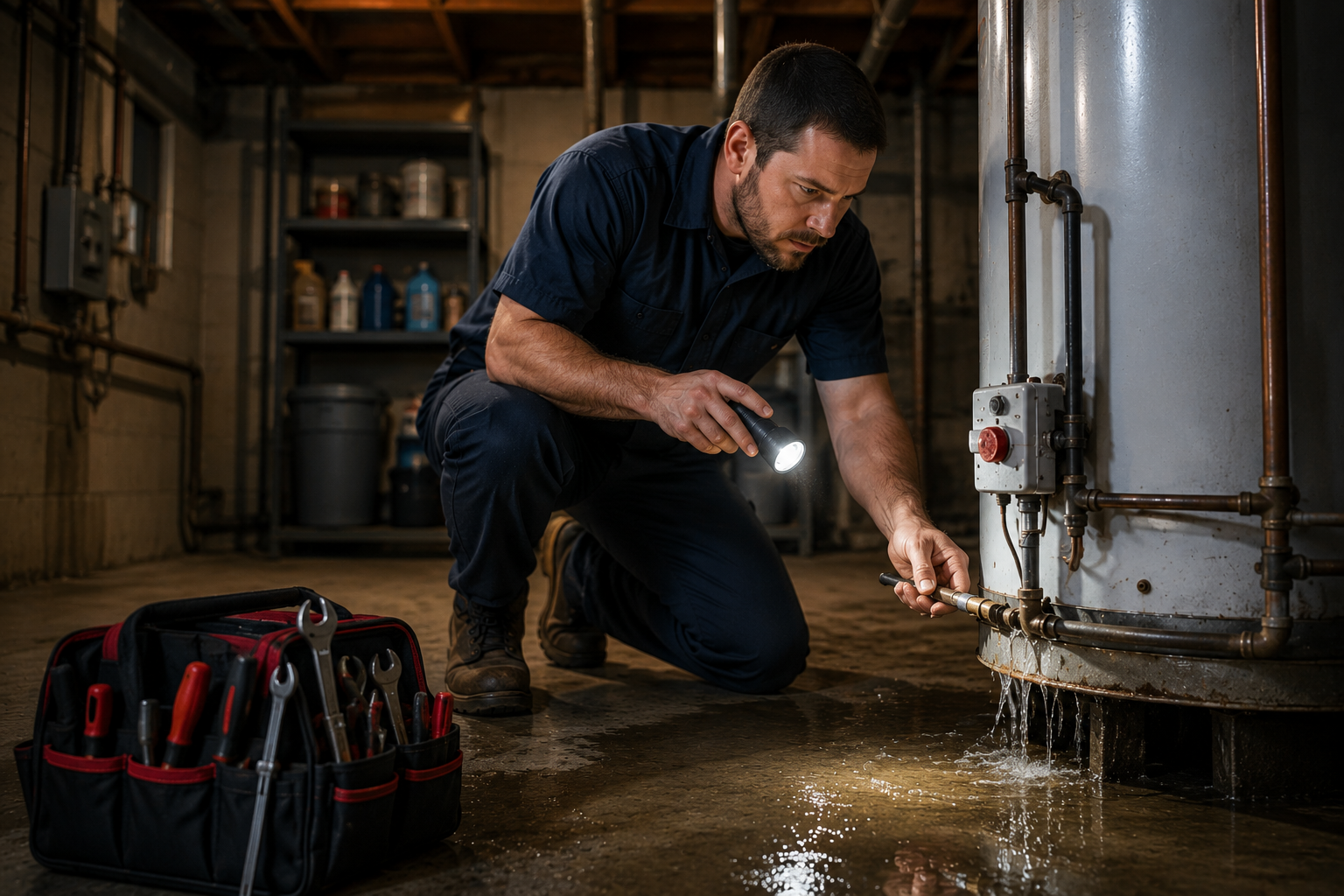 Emergency water heater repair service in Cincinnati, Ohio