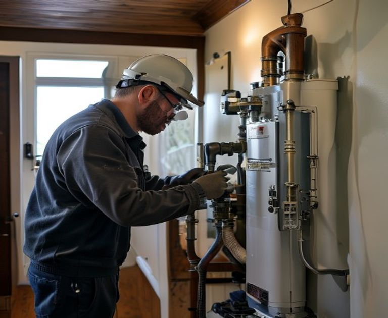 Cincinnati Water Heater Repair technician ready to help
